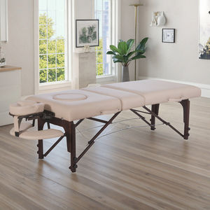 Lit de spa pliant Portable professionnel Design moderne lit à cils multifonction Salon de beauté qualité bois cuir chambre hôtel - Product Image 2