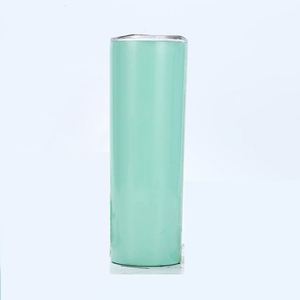 Gobelet isotherme droit et fin de 20 oz, finition peinture brillante arc-en-ciel, en acier inoxydable, pour voyage - Product Image 2