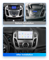 CARUPEZ - Pantalla de Navegación Estéreo para Automóvil Android de 9 Pulgadas para Ford Transit/Tourneo Connect 2013-2018, Conexión Plug & Play, Carplay, DSP