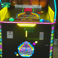 Machine d'arcade de tir au basket à monnayeur, prix d'usine, équipement sportif d'intérieur commercial avec garantie d'un an
