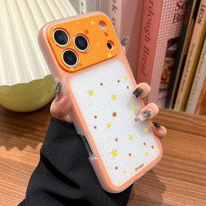 เคสสำหรับ iPhone 17 Pro Max ลายดาวกลิตเตอร์เรียบง่าย แบบสองในหนึ่ง รูแม่นยำ ปิดคลุมเต็มตัว ป้องกันการตกกระแทก - Product Image 6