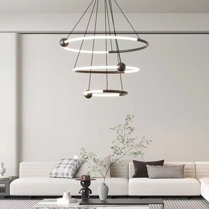 2023 High-End Designer Pendant <b>Light</b> All-Copper Modern Minimalist Luxury <b>Dining</b> Room Lamp Middle-Sized Hanging Installation - Product Image 1