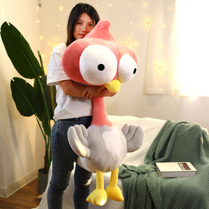 Giocattolo di Peluche a Forma di Uccellino da 100cm, Carino e Divertente con Grandi Occhi, Perfetto per Esprimere Emozioni. <span class=keywords><strong>È</strong></span> un Pulcino di Peluche, Ideale per Dormire - Product Image 4