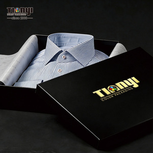 Scatola regalo rigida di lusso all'ingrosso con coperchio in carta e base, con goffratura, per abbigliamento, abiti da sposa, sciarpe di seta. - Product Image 2