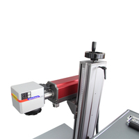 Mini machine de marquage laser de bureau 20W/30W/50W avec interface fibre optique couleur, facile à utiliser, pour outils de bijouterie