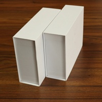 Boîte carrée personnalisée de style livre avec fermeture magnétique, petite taille, pour cadeau de bougie et artisanat, impression de logo personnalisée