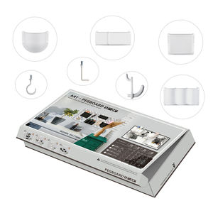 Panel de Almacenamiento de MDF sin Perforaciones, Tablero de Clavijas de Madera, Kit Organizador de Pared para Hogar, Oficina, Tienda - Product Image 1