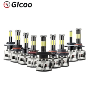 Yüksek kaliteli otomotiv farlar çok taraflı 12V H4 H7 COB 360 derece <span class=keywords><strong>8</strong></span> tarafı X8 <span class=keywords><strong>led</strong></span> 9005 araba far ampulü - Product Image 4