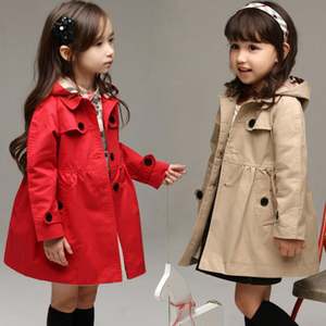 Produits innovants pour l'importation en gros : Sweats à capuche décontractés unis pour le printemps, Robes longues pour enfants, Manteaux à volants pour filles - Product Image 2