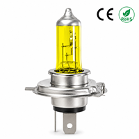 Vente directe d'usine, ampoules halogènes en verre de quartz à lumière dorée H4 12V 35/35W, ampoule de phare de voiture, lampe, vente en gros