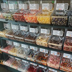 モジュール式アクリル収納ボックスセット - 小売店向けキャンディ＆スナックビン - Product Image 1