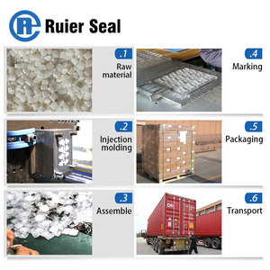 Rem101 khí mét con dấu màu xanh màu Nhựa an ninh con dấu cho đồng hồ nước Snap mét con dấu - Product Image 5