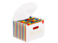 Organisateur de bureau accordéon extensible à 24 pochettes pour documents papier A4/Lettre – Produit de classement pratique