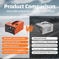 PCP 4500psi 300bar 30mpa PCP compresseur d'air PCP haute pression portable 110v12v 4500psi 350bar submersible