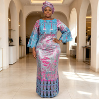 Robes de Soirée et de Mariage Africaines Grande Taille pour Femmes 2026 – Nouveaux Modèles Dashiki Ankara de Luxe Brodés Bazin