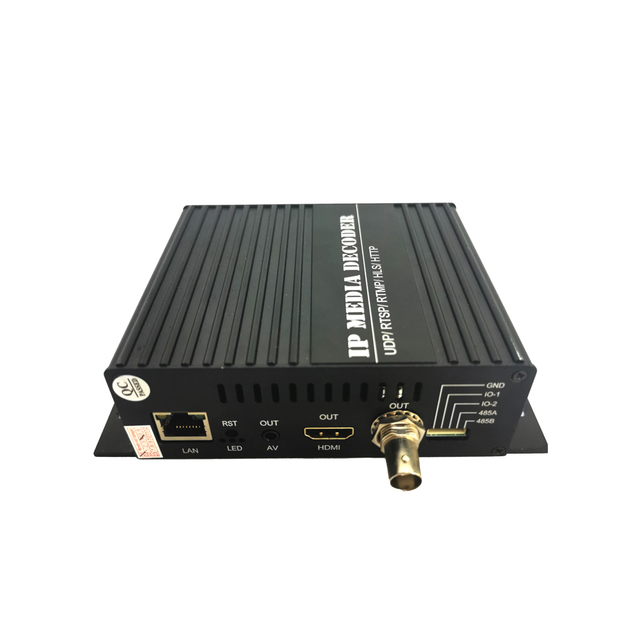 H.265 H.264 4K HD Video Audio MPTS IP Camera Decoder to HDMI AV RCA Decoder
