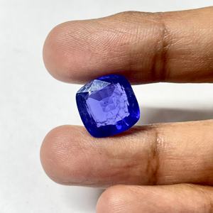 Zafiro Azul Cultivado en Laboratorio, Forma Cojín, Sintético, Facetado, Color Violeta Intenso, Piedras Preciosas Sueltas para Joyería, Cristal Creado - Product Image 6