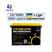 Batterie LiFePO4 de qualité A en stock UE 12V 24V 48V 100Ah 200Ah 300Ah 340Ah au phosphate de fer et de lithium pour stockage solaire, camping-car et applications marines