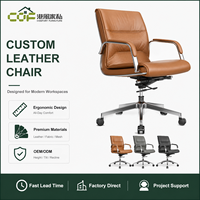 Chaise de bureau moderne en cuir, chaise de bureau de luxe chinoise, chaises de bureau pour personnes en surpoids, chaise de bureau de direction à dossier bas