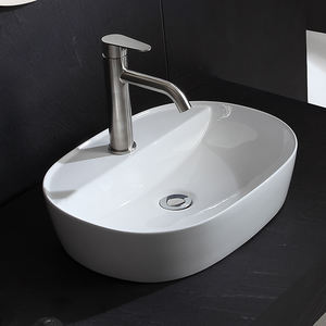 Lavabo sur comptoir en céramique de bonne qualité, multicolore, fait à <span class=keywords><strong>la</strong></span> <span class=keywords><strong>main</strong></span>, pour salles de bain d'hôtel - Product Image 1