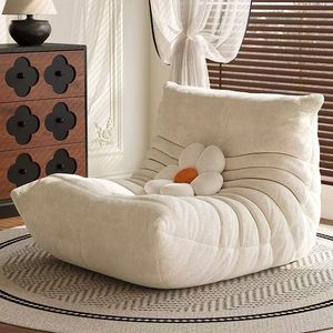 Sofá Perezoso de Tela con Forma de <span class=keywords><strong>Oruga</strong></span>, Sillón Reclinable Individual para Sala de Estar, Dormitorio o Balcón - Product Image 2