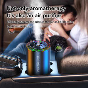 <strong>High</strong> <strong>Quality</strong> Luxury 50ml Alloy Air Freshener Essential Oil <strong>Diffuser</strong> 3 Colors Starry Projection <strong>Lighting</strong> Car Aroma <strong>Diffuser</strong> - Product Image 5