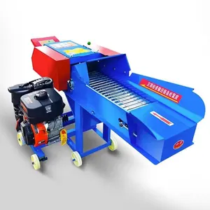 Corn Silage Machine Sheep and Cattle Chaff Cutter Machine Gasoline Diesel Silage Machine Silage Crusher