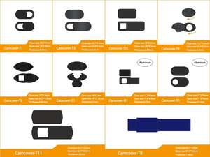 <span class=keywords><strong>Cache</strong></span>-objectif d'appareil photo d'ordinateur avec logo, autocollant de <span class=keywords><strong>webcam</strong></span> pour téléphone <span class=keywords><strong>portable</strong></span> - Product Image 2