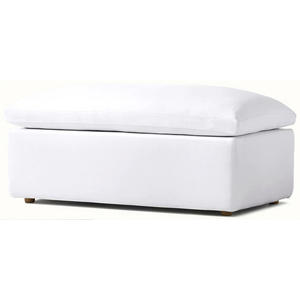 क्लाउड बेंच-कुशन सोफा आधुनिक न्यूनतम सफेद कपड़े सोफा, लिविंग रूम के लिए लक्जरी 2/3-सीटर नरम सोफा, लिविंग रूम के लिए नरम सोफा - Product Image 6