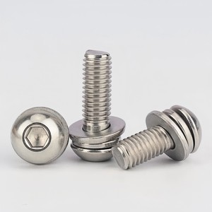 A2 cabeza de botón cabeza hueca tornillos Allen pernos <span class=keywords><strong>DIN7380</strong></span> - Product Image 5