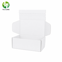 Boîtes d'emballage en carton ondulé de luxe personnalisées en gros, boîtes d'expédition avec logo personnalisé, boîtes pliables réutilisables pour vêtements