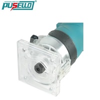 Défonceuse électrique multifonction PUSELLO 580W 3000 tr/min pour le travail du bois, le rainurage et le chanfreinage – Outil de bricolage domestique