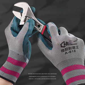 Gants de sécurité en caoutchouc pour pneus personnalisés OEM pour la construction routière et les ouvriers du bâtiment - Product Image 3