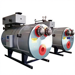 Chaudière à eau chaude automatique à double combustible (gaz naturel/diesel/électricité) à haute efficacité énergétique avec surveillance à distance - Product Image 4