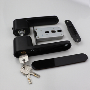 Matt Đen nhôm từ khóa cửa với nút phát hành tích hợp khóa cửa với chốt từ - Product Image 5