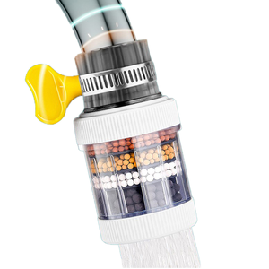 Filtre à <span class=keywords><strong>eau</strong></span> pour <span class=keywords><strong>robinet</strong></span> à charbon actif manuel à six couches, amovible, lavable, certifié NSF, fabriqué en plastique. - Product Image 3