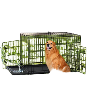 Puppy Box Kooi Ademend Metaal En Ijzer Hond Kat Hok Konijn Pen Huis Met Plastic Bakje Voor Kippen Coop Run Hok - Product Image 5