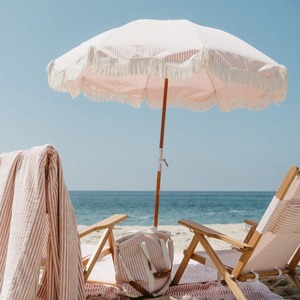 Sac à dos pliable à rayures personnalisées chaise de plage en bois avec poteau en bois <span class=keywords><strong>parasol</strong></span> à franges <span class=keywords><strong>parasol</strong></span> parapluie coton glands - Product Image 6