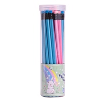 Crayons triangulaires Macaron avec gravure laser personnalisée pour enfants, étudiants, fournitures scolaires et cadeaux personnalisés