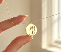 Collier pendentif cheval en acier inoxydable, étanche, plaqué or 18 carats, bijoux de mode, cadeau pour femme