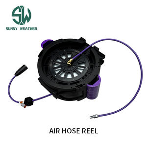 Enrouleur de <span class=keywords><strong>tuyau</strong></span> électrique rétractable 3 en 1 10m Pistolet de nettoyage <span class=keywords><strong>pour</strong></span> lavage de voiture Garage Atelier - Product Image 6