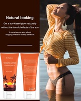 Marque privée Produits de beauté personnalisés Ensemble d'huiles de bronzage pour solarium naturel Kit de bronzage à usage domestique