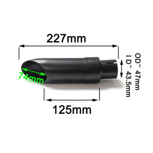 Silencieux d'échappement GP pour <span class=keywords><strong>moto</strong></span> à enfiler, courts, pour Honda CMX 500 300 CMX1100 CMX500 CMX300 <span class=keywords><strong>Rebel</strong></span> 1100 - Product Image 5