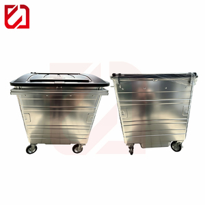 Contenitore zincato a caldo, raccoglitore di rifiuti industriali a lunga durata - Product Image 2