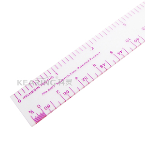 Regla de escala 8503 # regla de escala plana recta 1:4/1:8, regla de escala flexible más fina para costura sin costuras - Product Image 4