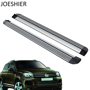 JOESHIER Marchepieds latéraux de luxe et tout-terrain pour VW Touareg 2011-2015 SUV en alliage d'aluminium, ensemble complet - Product Image 1