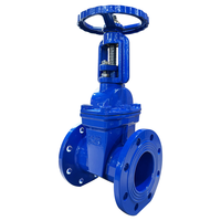 4 \ "fournisseur chinois manuel de puissance en hausse tige vanne à vanne en fonte ductile joint souple pour les milieux aquatiques