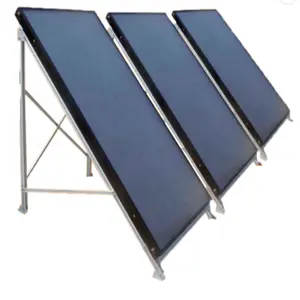 Panel plano integrado para construcción, colector Solar de alta eficiencia, color Cromo Negro, en China