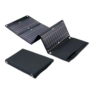 Precio Directo de Fábrica, Paneles Solares Plegables Portátiles Negros al por Mayor, para RV, Camping, Carga de Teléfonos Móviles, PV 15W 21W 28W, Envío Gratis - Product Image 5