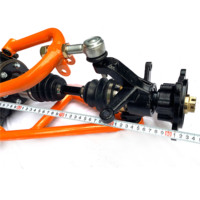 Karting, kart à quatre roues, VTT, UTV, buggy, quad, 4x4, bras oscillants avant, différentiel, arbre de transmission, essieu, joints universels avec frein